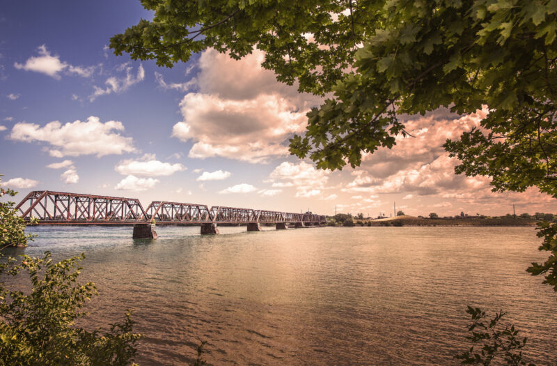 Bridge Over River Free Stock Photo