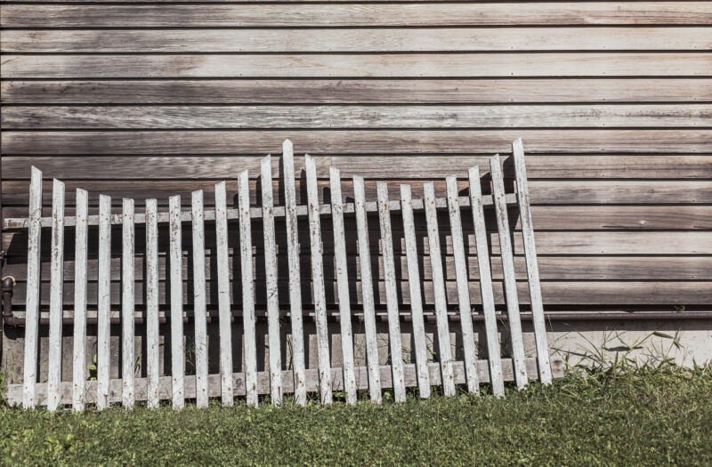 View Wooden Fence Free Stock Image