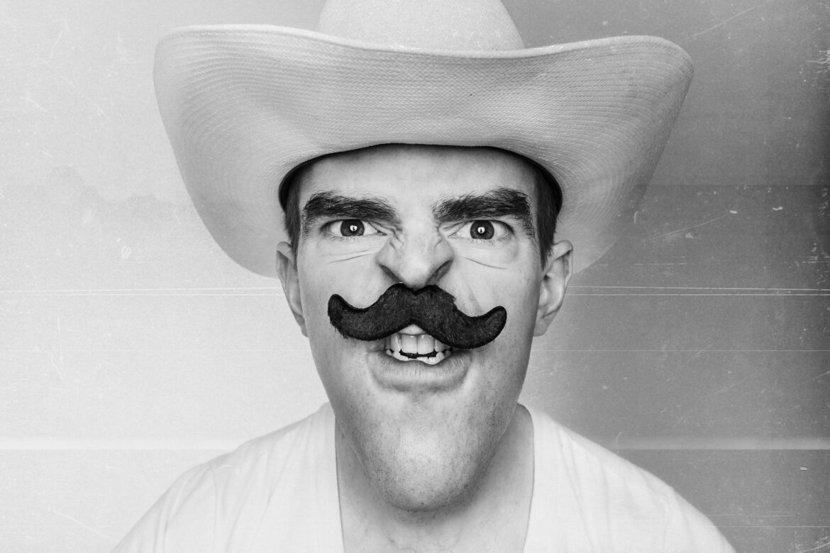 Cowboy & Moustache Free Stock Photo