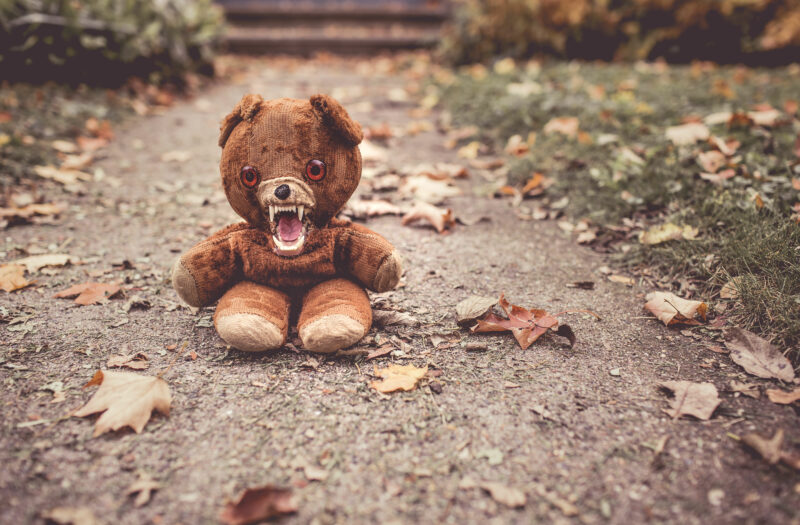 View Angry Cuddly Bear Free Stock Image