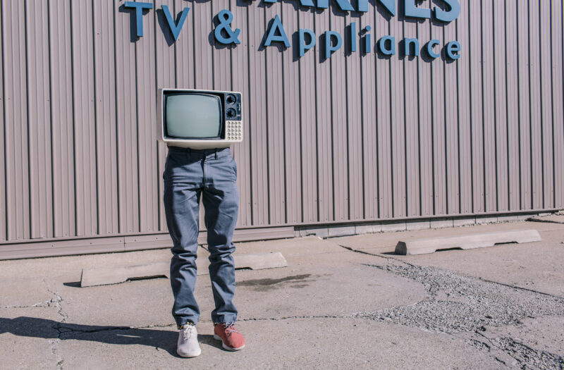 Television Man Free Stock Photo