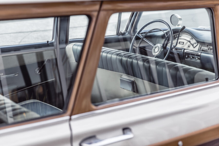 Vintage Station Wagon Car Royalty Free HD Stock Photo and Image