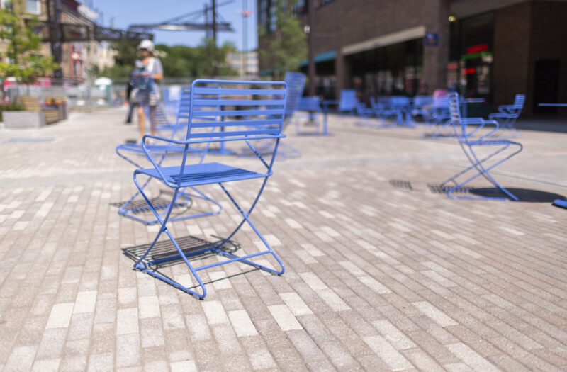 View Outdoor Chairs City Free Stock Image