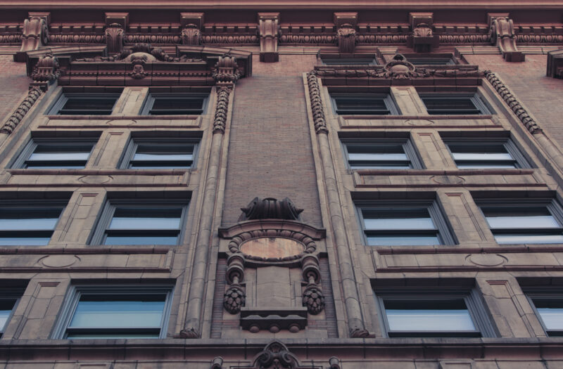 Ornate Building Facade Free Stock Photo