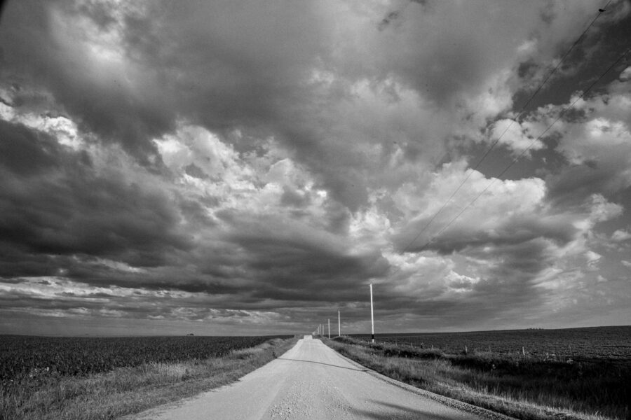 Stormy Road Royalty Free HD Stock Photo and Image