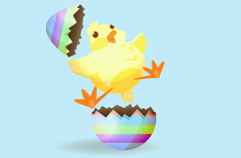 View Baby Easter Chick Free Stock Image