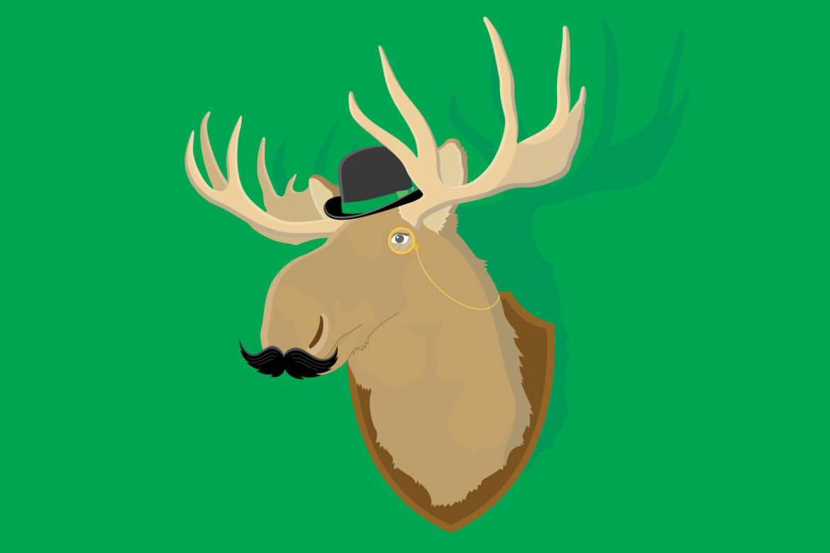Moose head Free Stock Vector