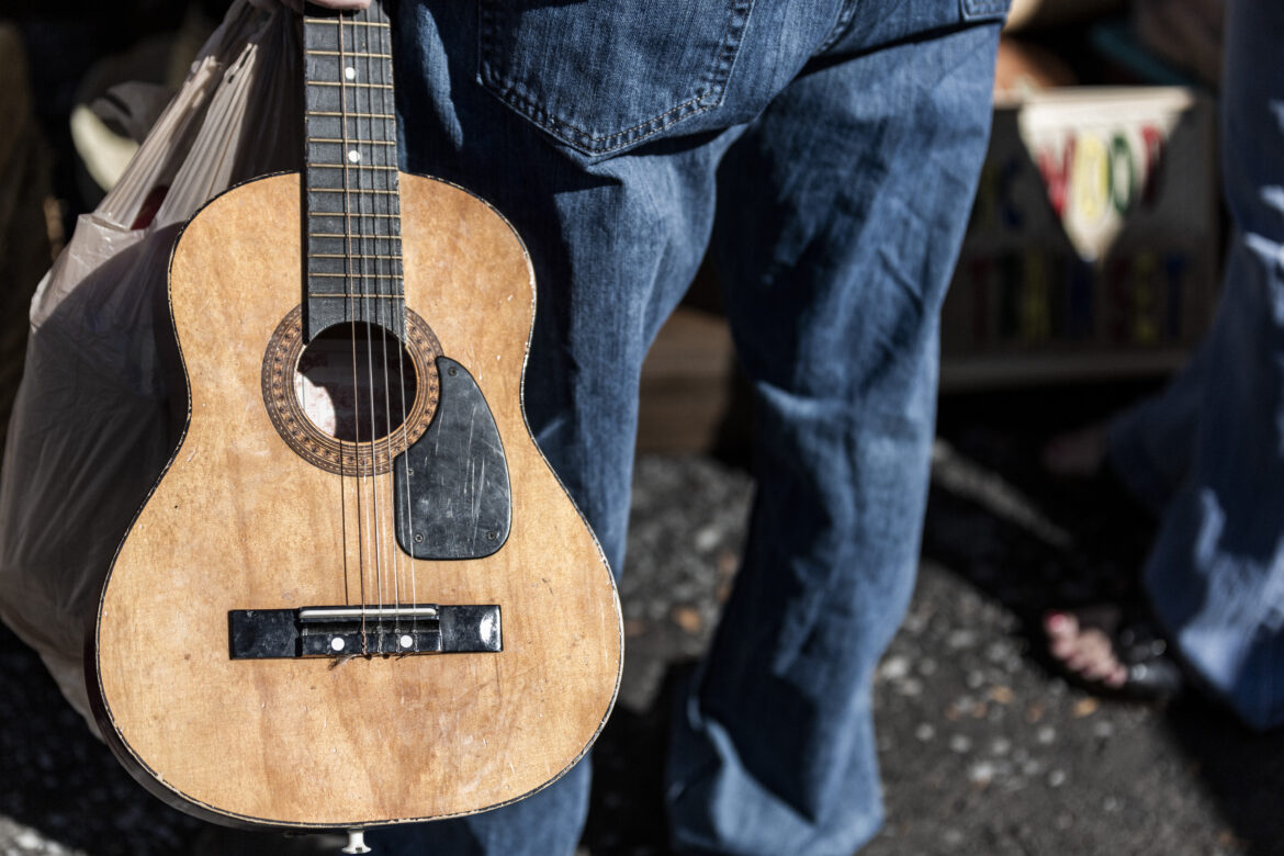 Acoustic Guitar Closeup Free Stock Photo