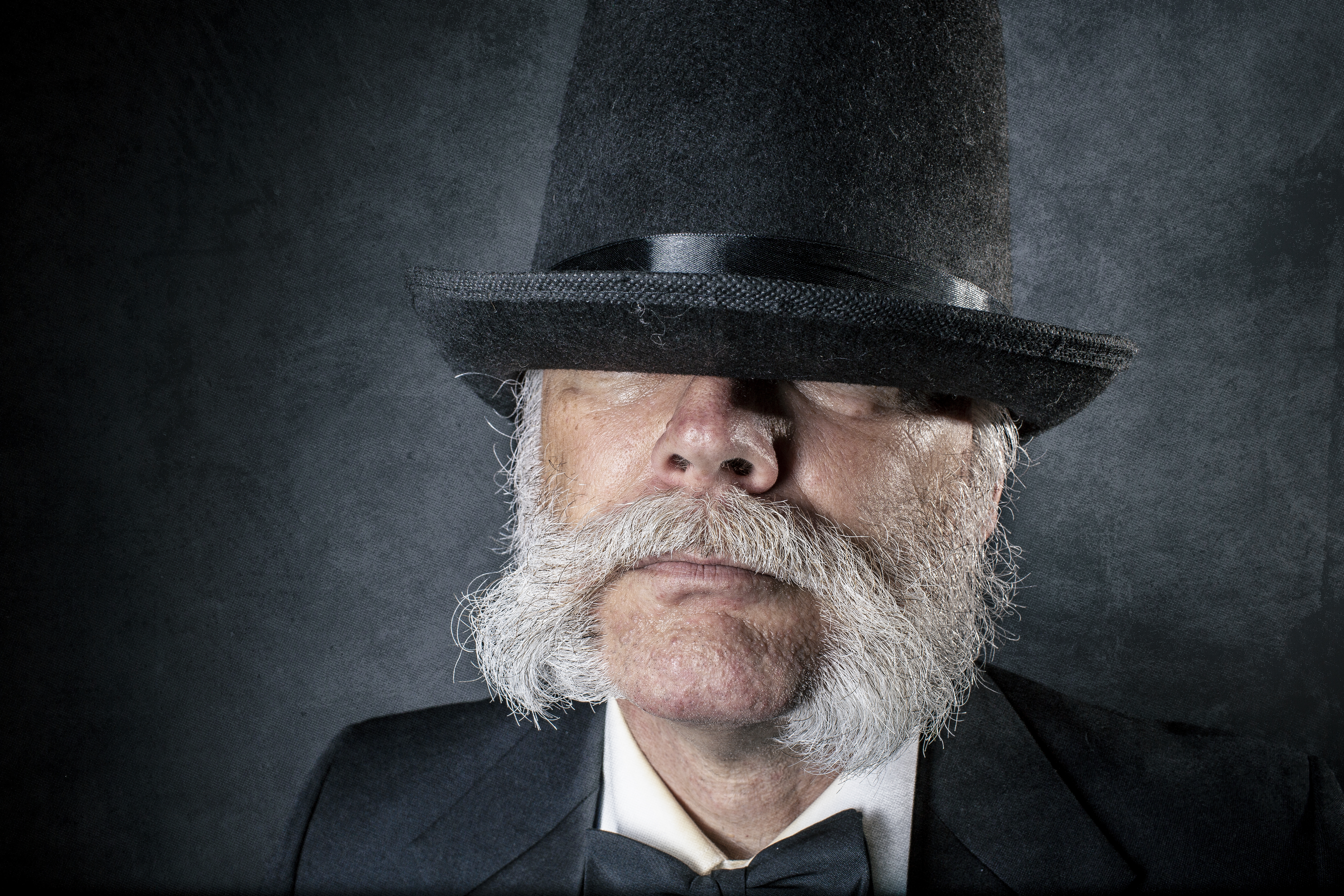 Top hat man Royalty Free HD Stock Photo and Image