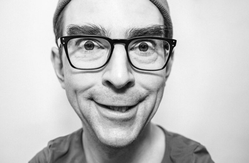 View Smiling Nerdy Guy Free Stock Image
