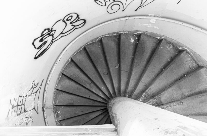 View Spiral Staircase Free Stock Image