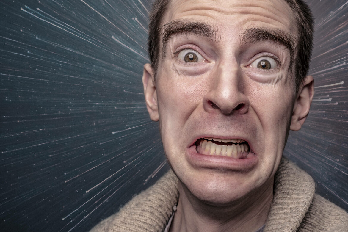 Scared Face Person Free Stock Photo