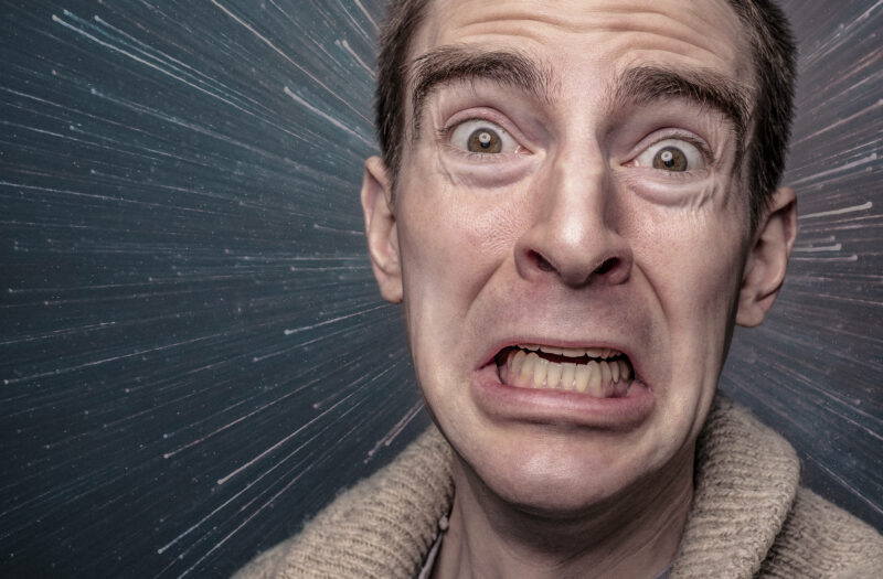 Scared Face Person Free Stock Photo