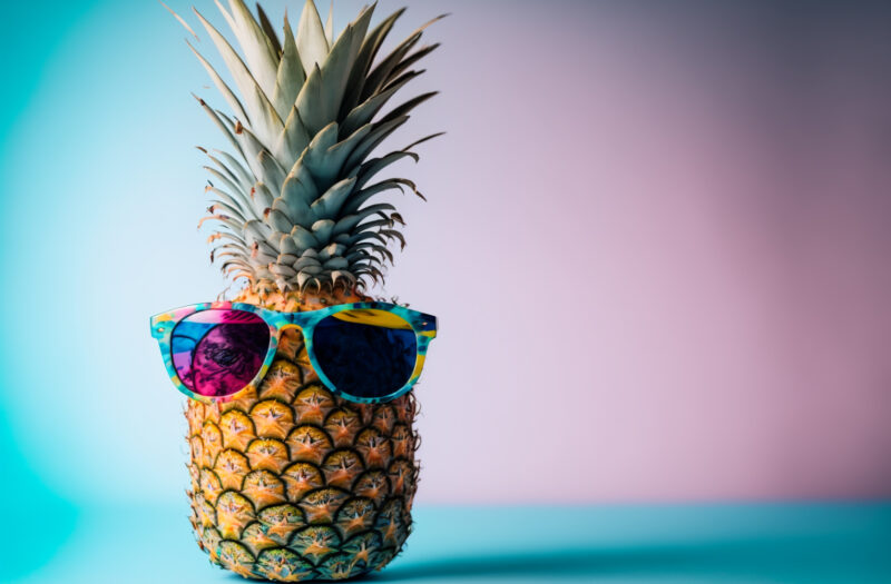 View Cool Pineapple Fruit Free Stock Image