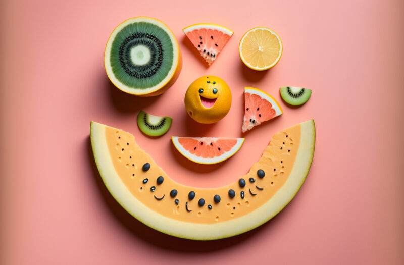 Smiling Happy Fruit Free Stock Photo