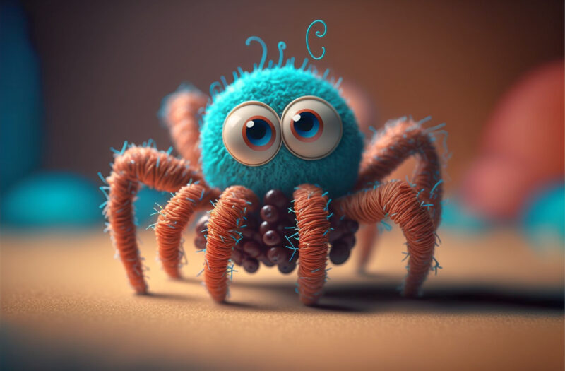 View Cute Spider Eyes Free Stock Image