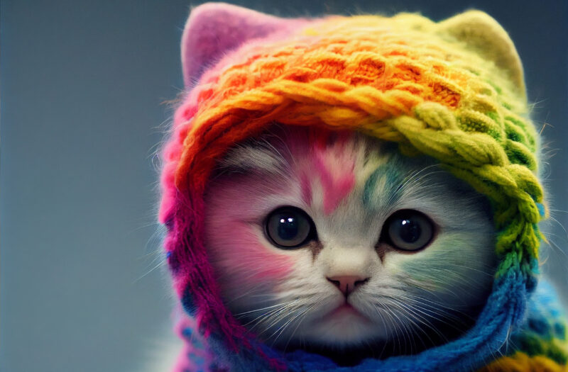 Cat Sweater Feline Free Stock Photo