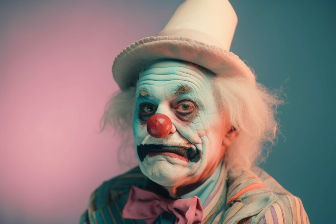 Clown Person Face Free Stock Photo