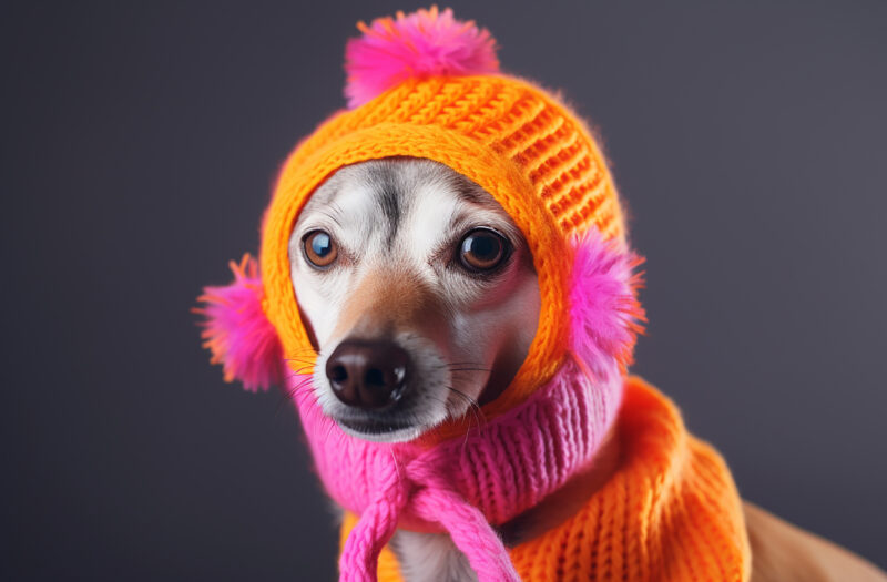 View Quirky Dog Portrait Free Stock Image