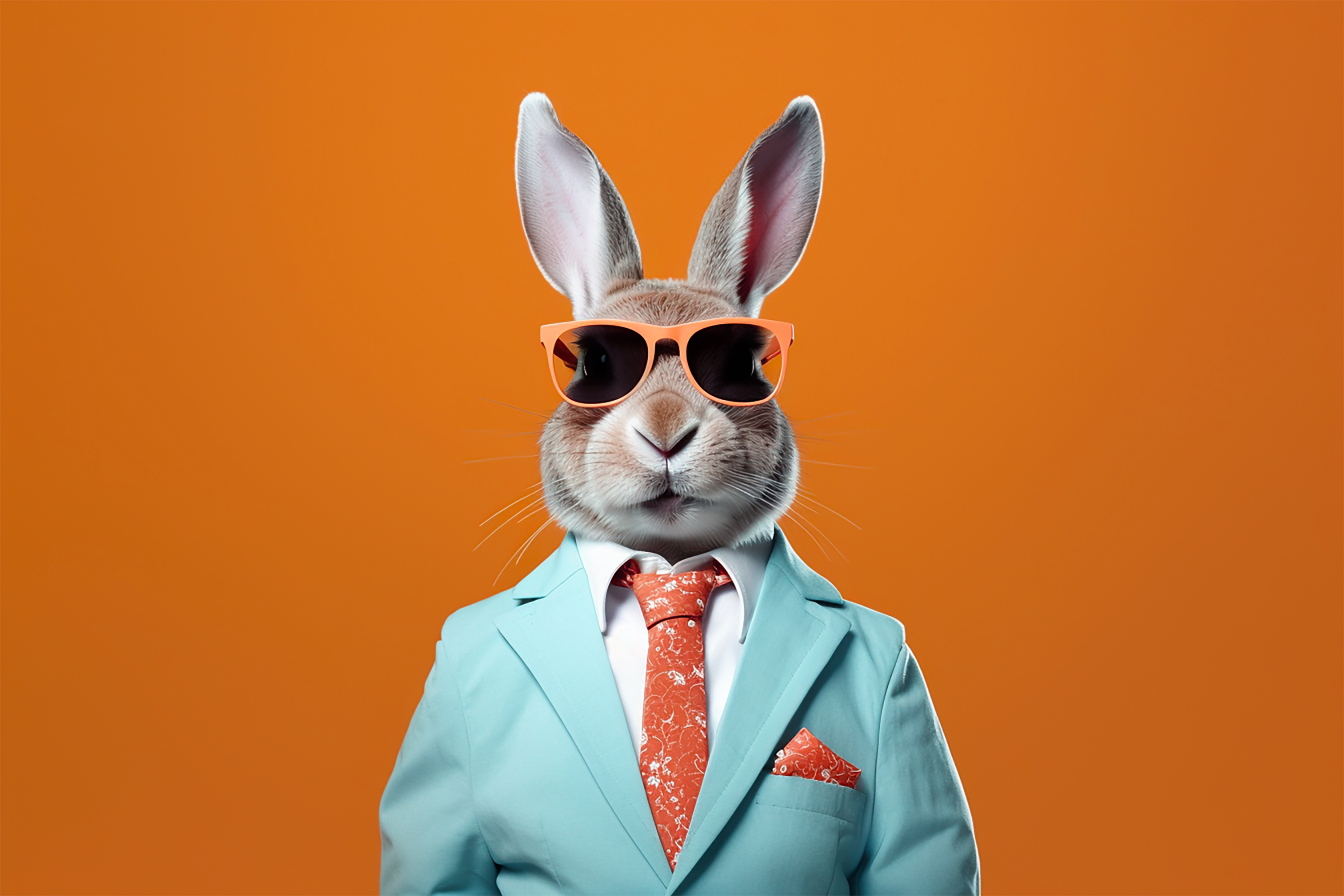 Cool Bunny Salesperson