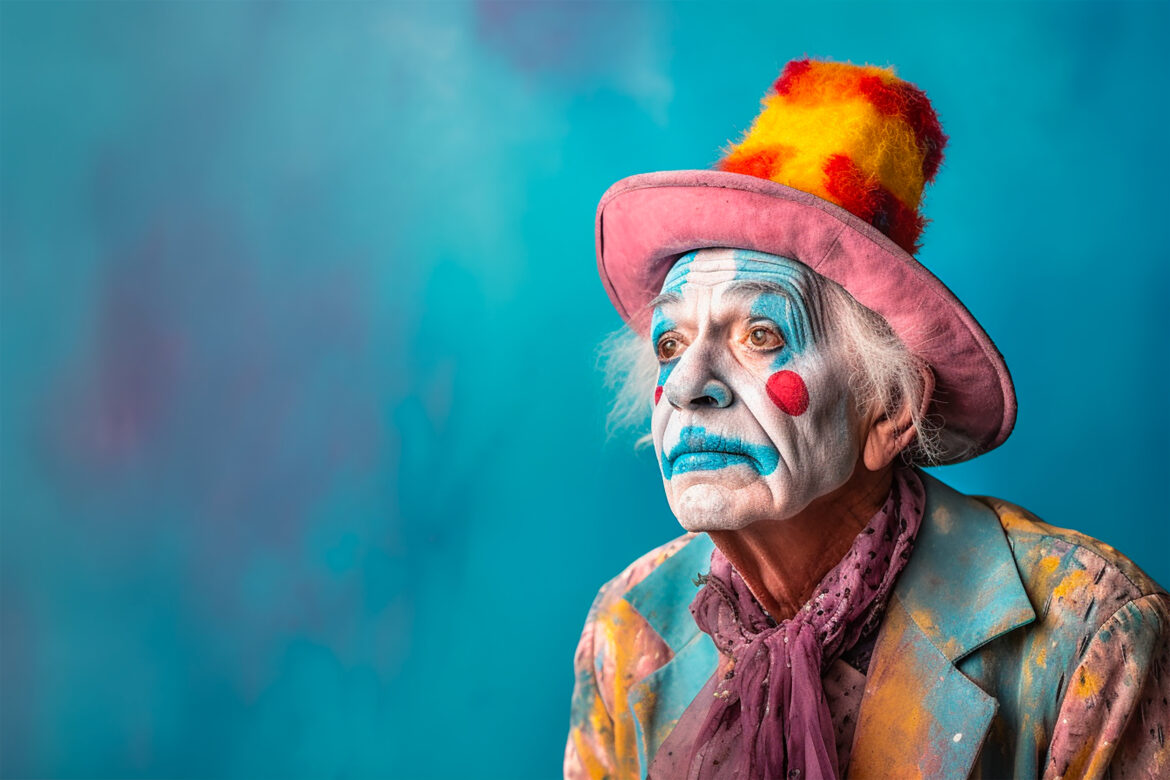 Clown Portrait Person Free Stock Photo