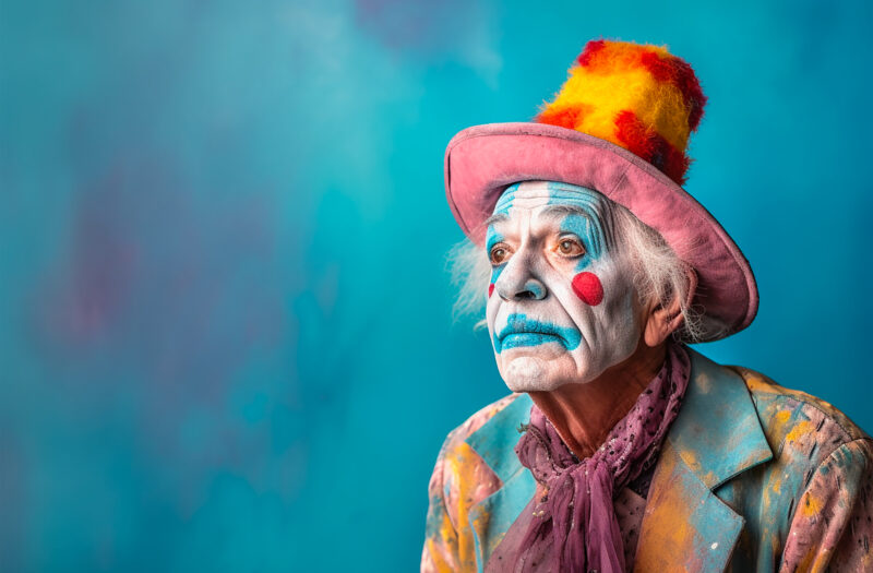 View Clown Portrait Person Free Stock Image