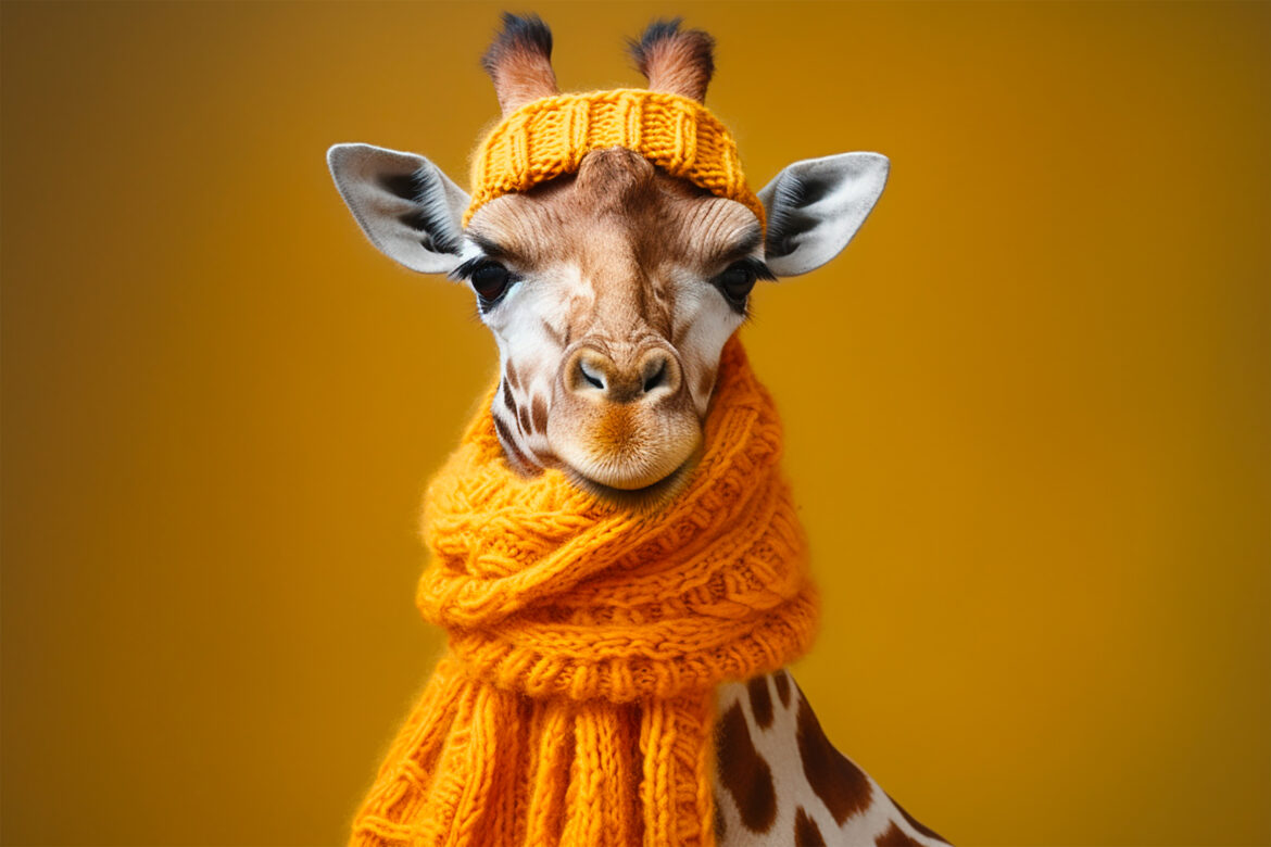 Giraffe Portrait Animal Free Stock Photo