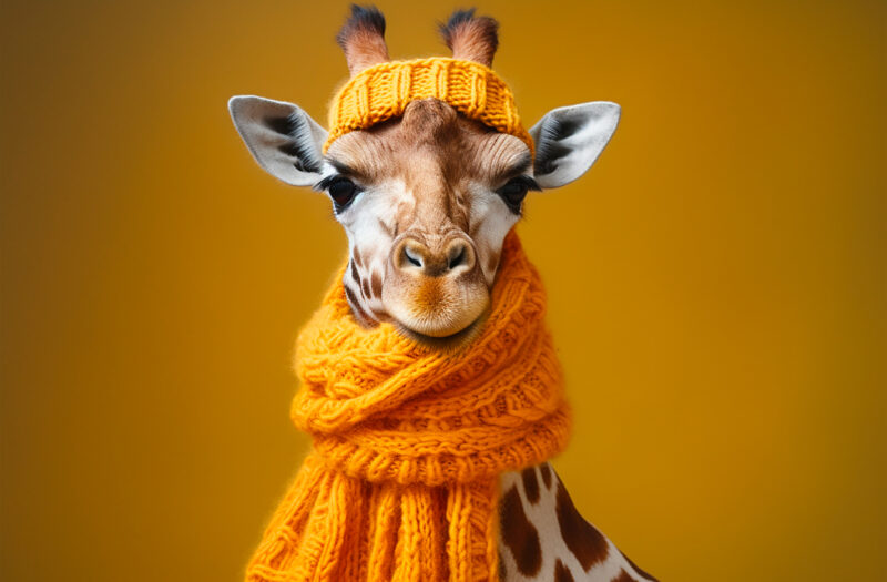 Giraffe Portrait Animal Free Stock Photo