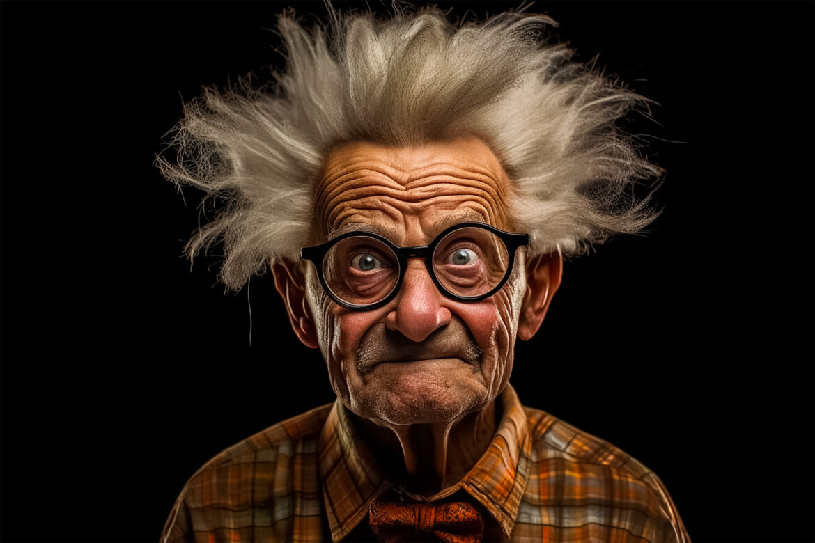 Funny Old Man Free Stock Photo
