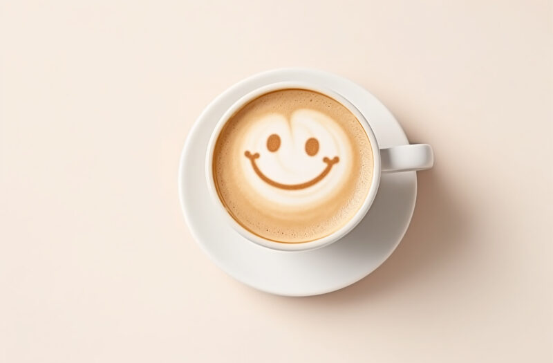 View Coffee Latte Art Free Stock Image