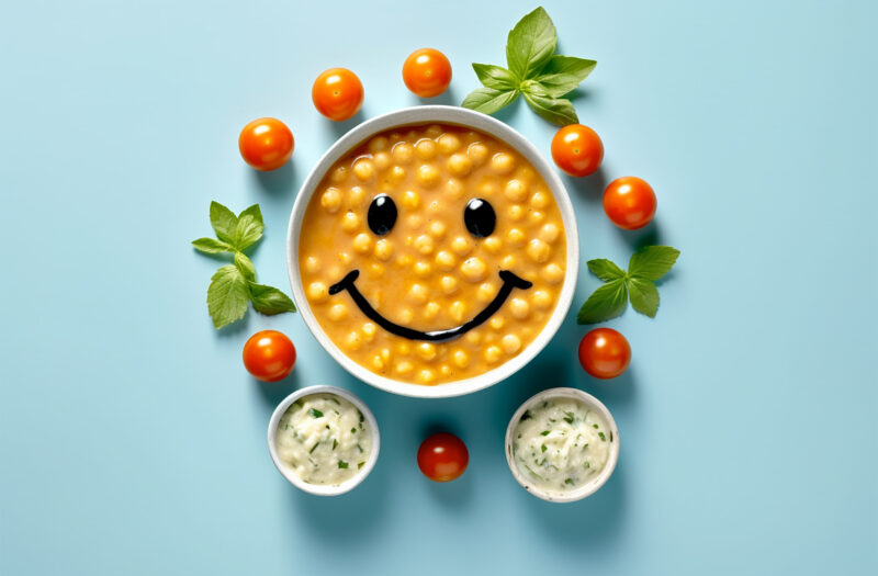 Smiling Food Bowl Free Stock Photo