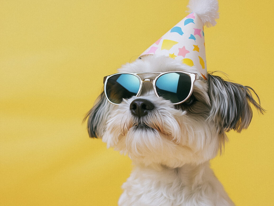 Happy Birthday Dog Free Stock Photo