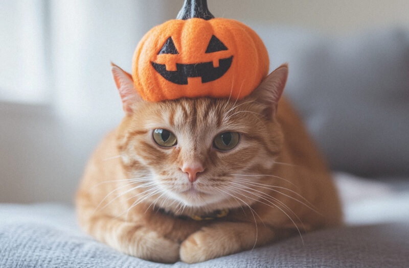 View Halloween Cat Free Stock Image