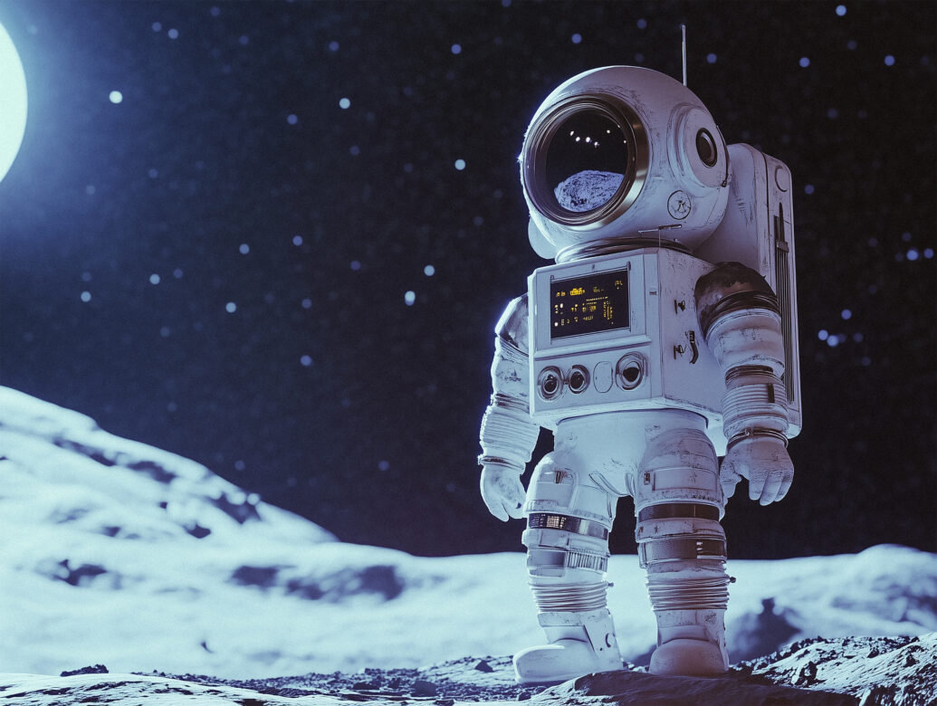 Moon Robot Free Stock Photo